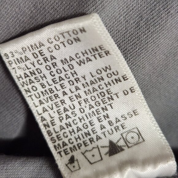 Standard James Perse | Gray Pima Cotton Wrap Drape Hoodie - Picture 8 of 10